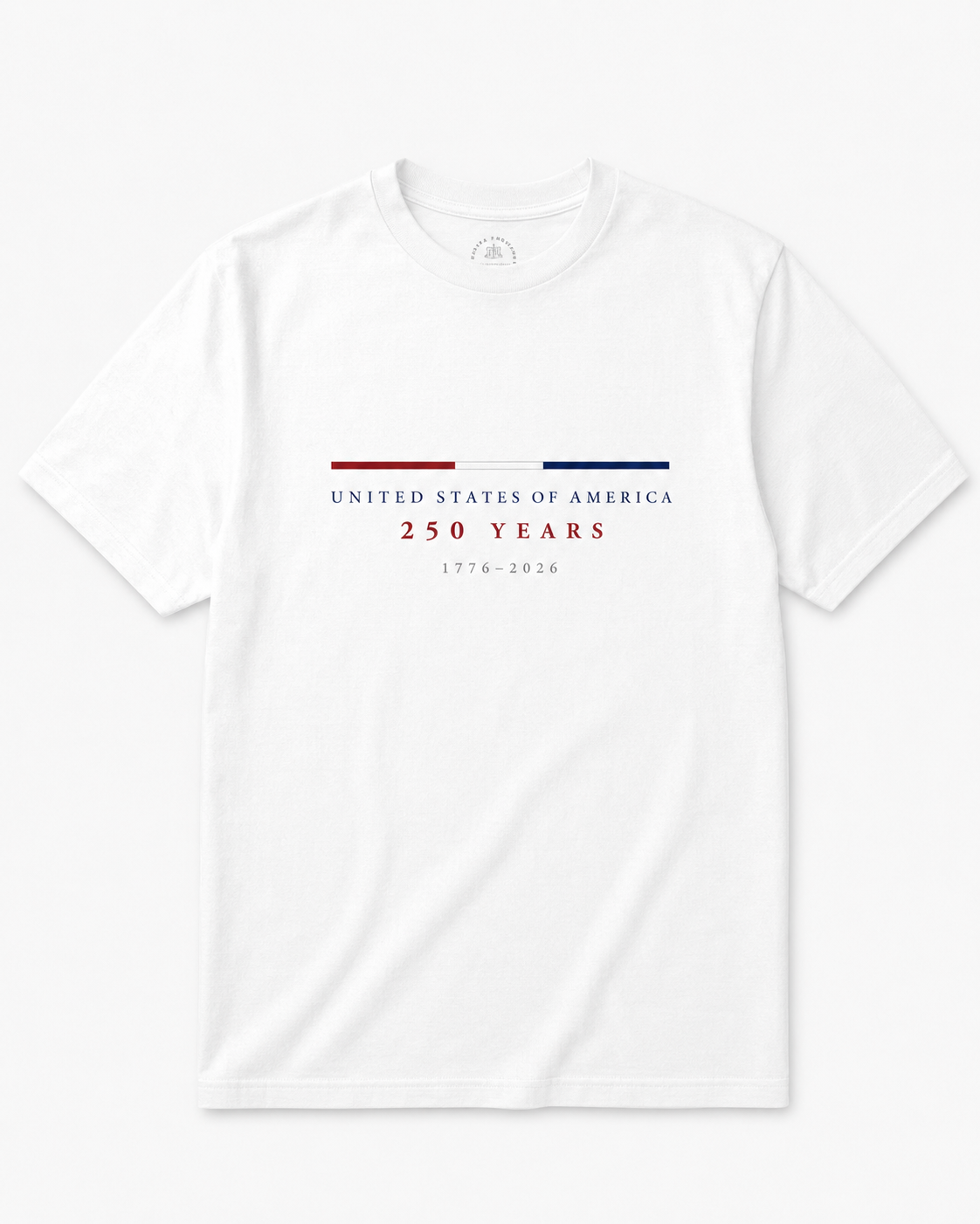 Red White Blue Minimalist 250 T-Shirt