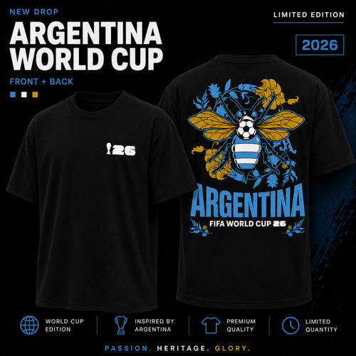 Argentina FIFA World Cup 2026 Custom Shirt